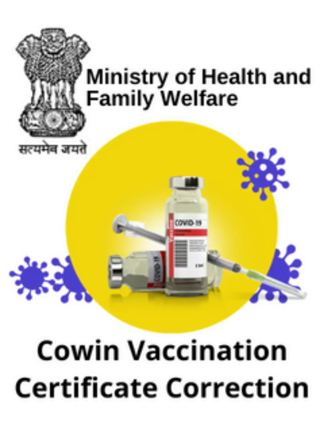 Cowin Vaccine Certificate Correction