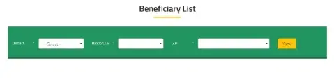 Beneficiary List