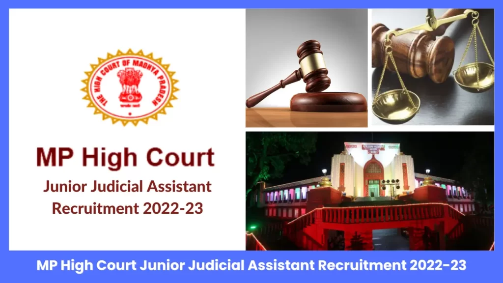 MP High Court Junior Judicial Assistant Recruitment