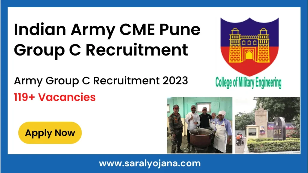 Indian Army CME Pune group C recruitment 2023
