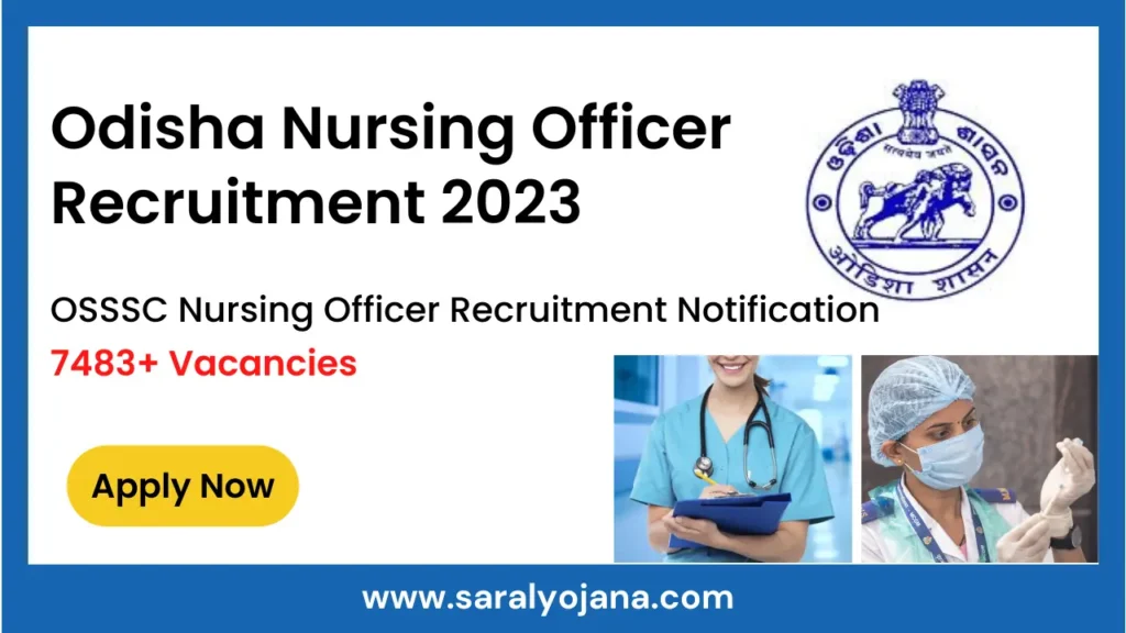 Odisha Nursing Officer Recruitment 2023