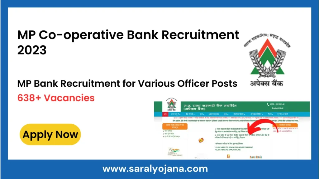 MP Co-operative Bank Recruitment 2023